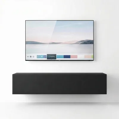 Produktbild von InnoFurn TV-Lowboard Vela, hängend, Schwarz matt, 139 x 31 x 27 cm