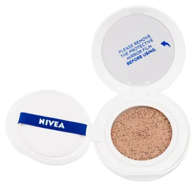 Obrázok produktu pre NIVEA 4005900897305, Kompaktné puzdro, Univerzálna pleť, Hydratačný, Vyhladenie, Zmäkčovadlo, Stredná, Béžová, Hell