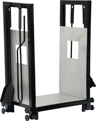 Obrázek produktu pro Koš krbový s nářadím nerez/ocel 4-dílná sada