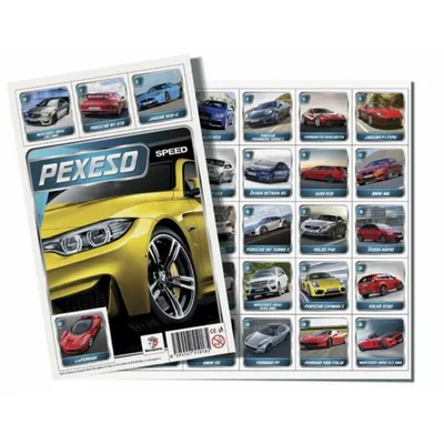 Produktbild von Das Pexeso-Paarspiel Auto Speed