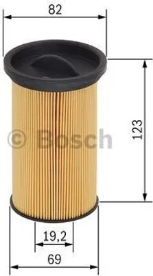 Produktbild von Bosch Kraftstofffilter  1 457 431 708