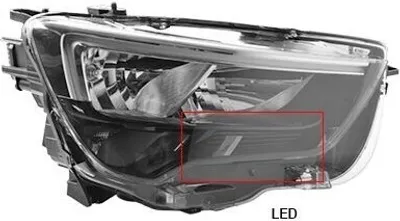 Produktbild von VAN WEZEL Scheinwerfer Rechts für OPEL Combo E Kasten / Kombi (X19) 3803964