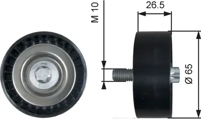 Immagine prodotto di Puleggia di rinvio/guida, cinghia trapezoidale, cinghia trapezoidale