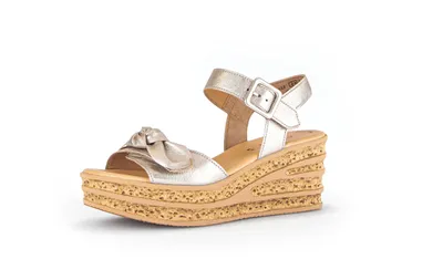 Produktbild von Gabor Sandalette 44.653, Glattleder, Beige, Damen