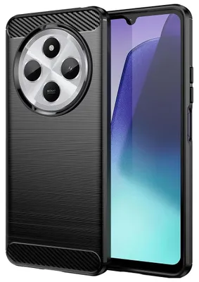 Obrázek produktu pro Pouzdro Carbon Shield pro Xiaomi Redmi 14C / Poco C75 - Černá KP36639