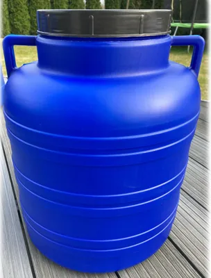 Produktbild von Weithalsfass 60 Liter Sauerkrautfas Regen Fass Gepäcktonne Camping blau