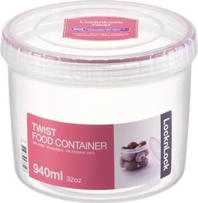 A clear studio shot of a Lock & Lock food container.