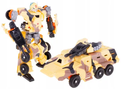 Produktbild von Hipo Roboter Panzer Krieger Transporter Spielzeug HRP07
