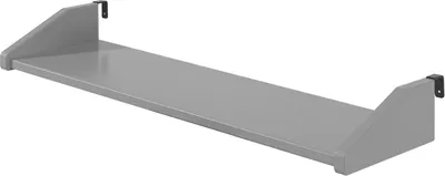Immagine prodotto di Scaffale Kathryne 79x21x9 Scaffale a muro in legno massiccio grigio