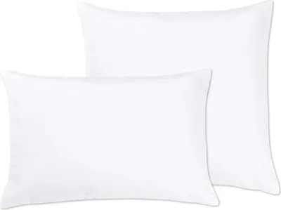 Produktbild von Beautex Kissenhüllen Leinen Optik, Kissen Kissenbezug Sofakissen,Weiß,40x40cm