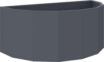 Image de Jardinière Anthracite 90 x 45 x 35 cm Acier