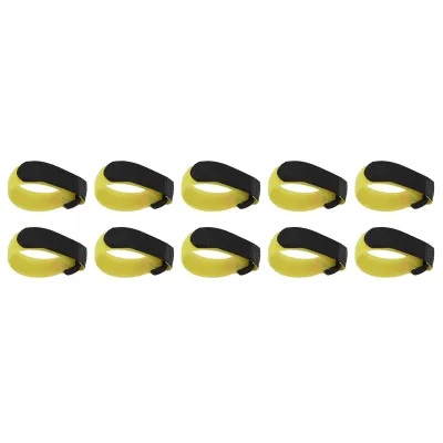 Immagine prodotto di Collare per polli, anti-peccato con chiusura a velcro, giallo, 10 pezzi, per pollame e galline