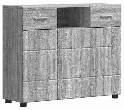 Obrázek produktu pro vidaXL Dřevěná skříňka Grey Sonoma 88,5 x 30,5 x 73 cm Materiál na bázi dřeva