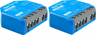Obrázok produktu pre SHELLY Relay 1 Gen4, 16 A, WLAN, Bluetooth, modrá, 2 kusy