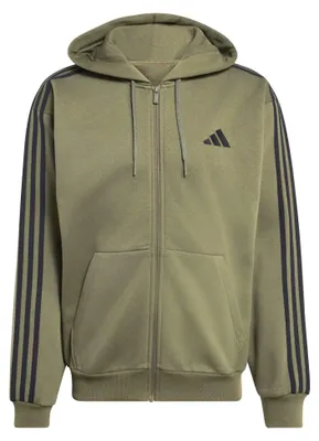 Produktbild von adidas M 3S FL FZ HD OLIFOU/BLACK OLIFOU/BLACK 3XL