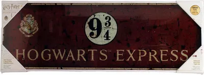 Immagine prodotto di Poster su vetro Hogwarts Express Poster su vetro 60x20 Harry Potter Merchandising ufficiale