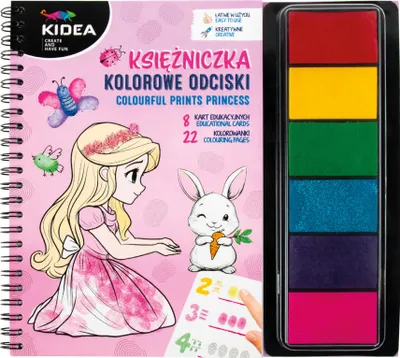 Zdjęcie produktu dla Kolorowe Odciski Kidea Księżniczka