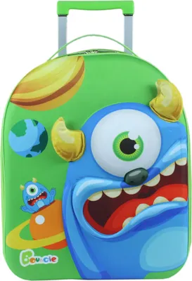Image de Knorrtoys 3D-Trolley valise Bouncie Monster Blueberry