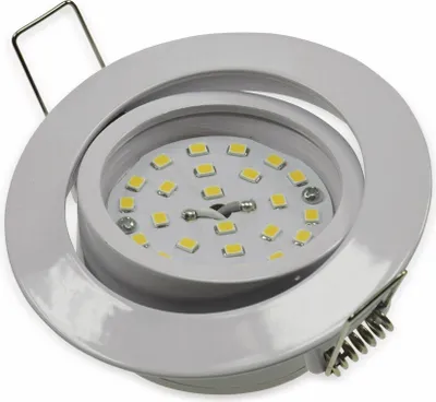 Obrázek produktu pro ChiliTec LED vestavné světlo Flat-32 teplá bílá 80x32mm, 5W, 470lm, bílý kryt