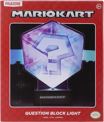 Image de Super Mario Kart lampe de table bloc point d'interrogation