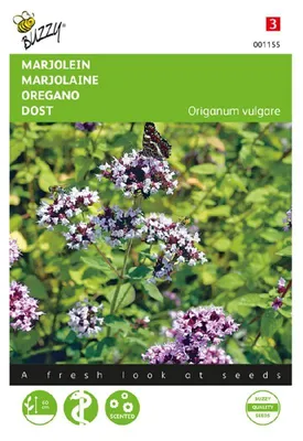 Produktbild von Buzzy Seeds Oregano - Oregano Kräutersamen - 1 Saatgutbeutel