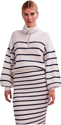 Produktbild von Yas Deli Halbzippullover Weiß XL Frau Weiß XL