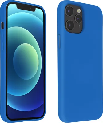 Produktbild von Avizar, Halbsteife Silikonhülle für Apple iPhone 12 Pro Max, Blau