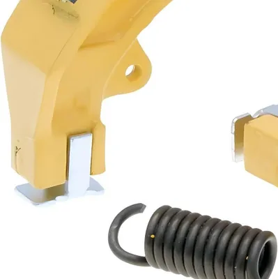 Zdjęcie produktu dla Zestaw szczęk hamulcowych Malossi 150x24mm tył do hamulca bębnowego do Vespa 50, Special, ET3