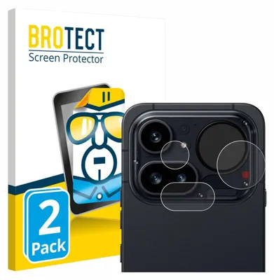 Produktbild von 2x Für Nothing Phone (4a) Pro (NUR Kameraschutz) Schutzfolie BROTECT Displayschutz Display Schutz Folie Klar Transparent