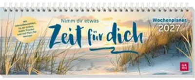 Obrázok produktu pre Tischkalender 2027 quer: Nimm dir etwas Zeit für dich