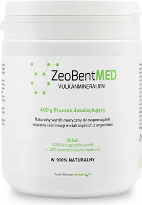 Obrázek produktu pro ZeoBentMED 400g Zeolit + Bentonit 34µ Zdravotnický prostředek