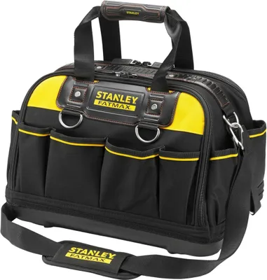 Produktbild von Stanley Mehrseitig zugängliche Tasche FatMax, Werkzeugkasten, Polyester, Schwarz, Gelb, 430 mm, 280 mm, 300 mm