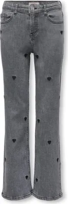 Produktbild von Kids Only Juicy Wide Leg Heart Jeans Junior