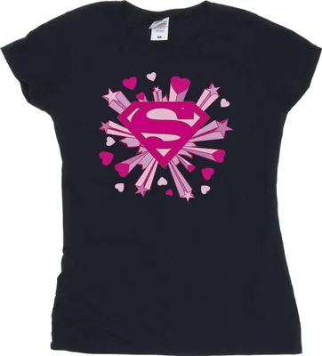 Produktbild von DC Comics - T-Shirt für Damen BI39569 (XXL) (Marineblau)