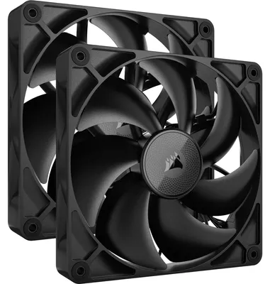 Produktbild von iCUE LINK RX140 Dual (schwarz, 2er Pack, 140 mm)