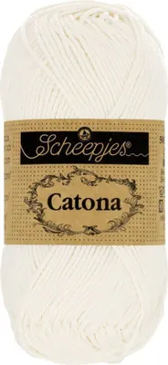Produktbild von Scheepjes Catona 100g 105 Bridal White
