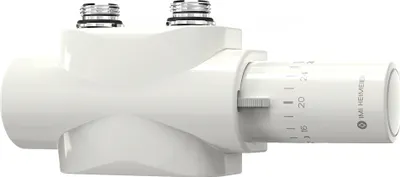 Immagine prodotto di IMI Heimeier Multilux 4 - Eclipse - Set Halo m automatischer Durchflussregelung weiss