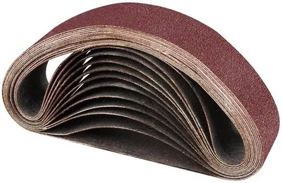 Immagine prodotto di 10 nastri abrasivi 40 x 303 mm con grana 60 per levigatura liscia.
