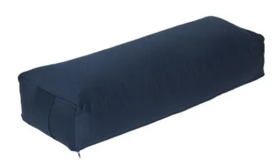 Produktbild von yogabox Yoga und Pilates Rechteckbolster D - regional hergestellt - marine 60 x 20 x 14 cm Buchweizenschalen