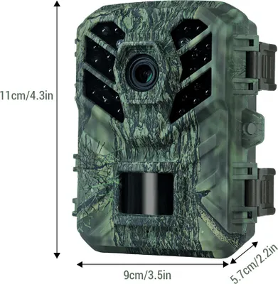 Zdjęcie produktu dla Kamera myśliwska TC-24P, kamera do gier, kamera HD na podczerwień, wykrywanie ruchu, śledzenie czujnika, 24 MP 1080P (dostarczana bez karty i baterii)