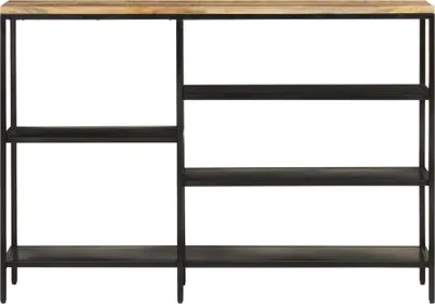 Obrázek produktu pro vidaXL Konzolový stolek 110x30x75 cm Hrubé masivní dřevo mango a železo