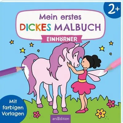 Immagine prodotto di Il mio primo grande libro da colorare dai 2 anni in su - Unicorni