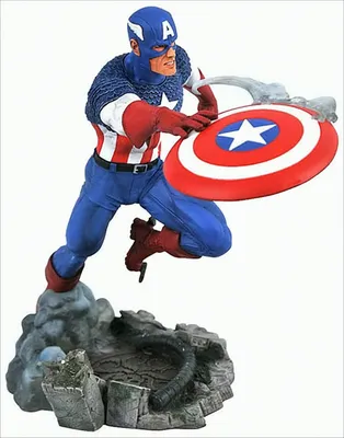 Obrázek produktu pro Merc Figur Captain America 25cm PVC 25cmDiamond Marvel Gallery - Diverse - (Merchandise / Merch Figuren)