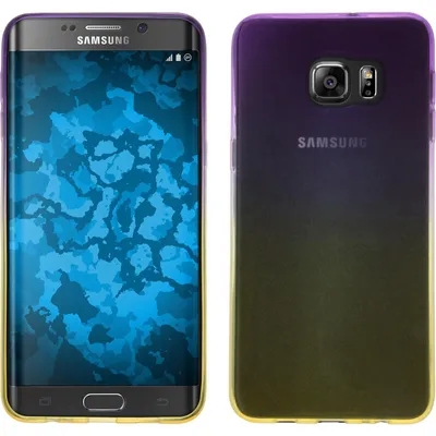 Produktbild von PhoneNatic Case kompatibel mit Samsung Galaxy S6 Edge Plus - Design:05 Silikon Hülle Ombrè Cover