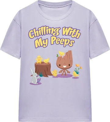 Immagine prodotto di Guardiani della Galassia - Maglietta "Chilling With My Peeps" per donna TV25319 (L) (Lavendel)