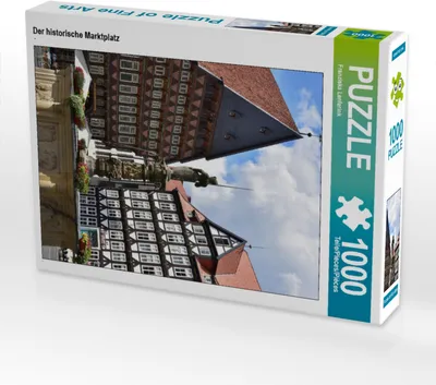 Produktbild von CALVENDO Puzzle Hildesheim 1000 Teile Puzzle hoch | 1000 Teile Lege-Größe 64x48cm Foto-Puzzle für glückliche Stunden