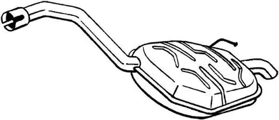 Produktbild von BOSAL 154-635 Endschalldämpfer für FORD MONDEO IV Turnier (BA7) Auspuff