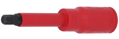 Image de KS TOOLS Douille 1/2" avec isolation de protection pour vis à six pans creux, longue, 5 mm (117.5705)