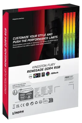 Productafbeelding van Kingston Technology FURY Renegade RGB, 16 GB, 2 x 8 GB, DDR4, 288-pin DIMM