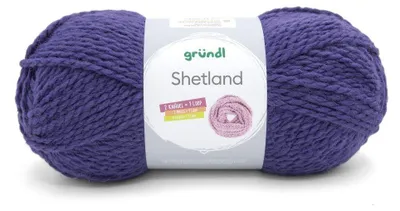 Produktbild von Gründl Wolle Shetland 100 g lila